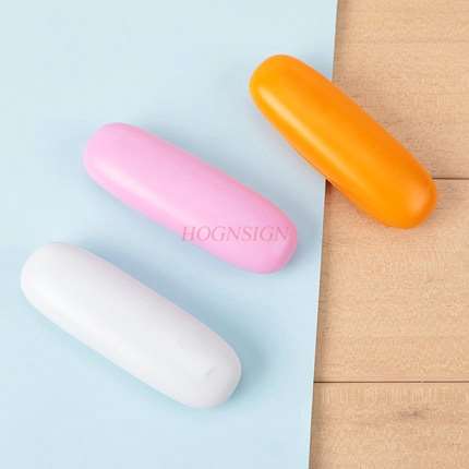 Grapadora de color caramelo mini portátil plegable que ahorra trabajo vinculante máquina de oficina suministros para estudiantes se pueden pedir 20 páginas