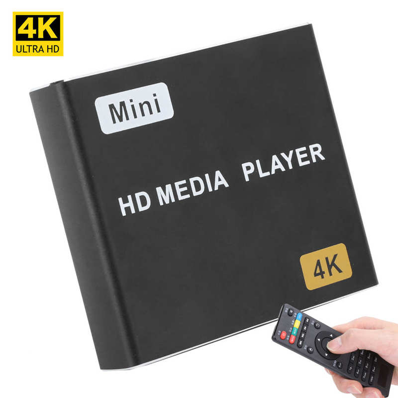 High Definition 4K Speler Ondersteuning Horizontale Verticale Screen Autocycle Advisering Player 100-240V Media Player