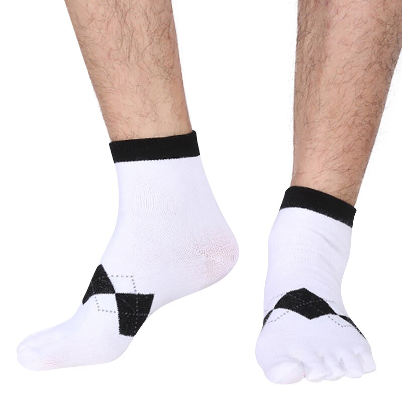 Tåsokker dame fingerseparert luktbestandig bomull polyester spandex ankelstrømper sport fitness fottøy