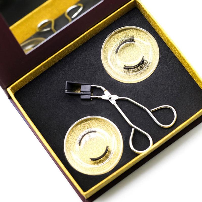 Professionelle Silber Magnetische Augen-peitsche-wimpernzange Für Frauen Kosmetische machen-hoch Eisstockschießen Clip Werkzeuge Wimpern Zubehör K2P8