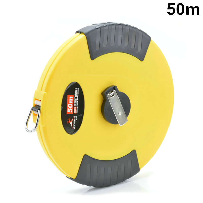 20m/30m/50m Measuring Tape Fibre Glass Tape Measure Retractable Flexible Ruler Metric Inch Measure Tools: 50m
