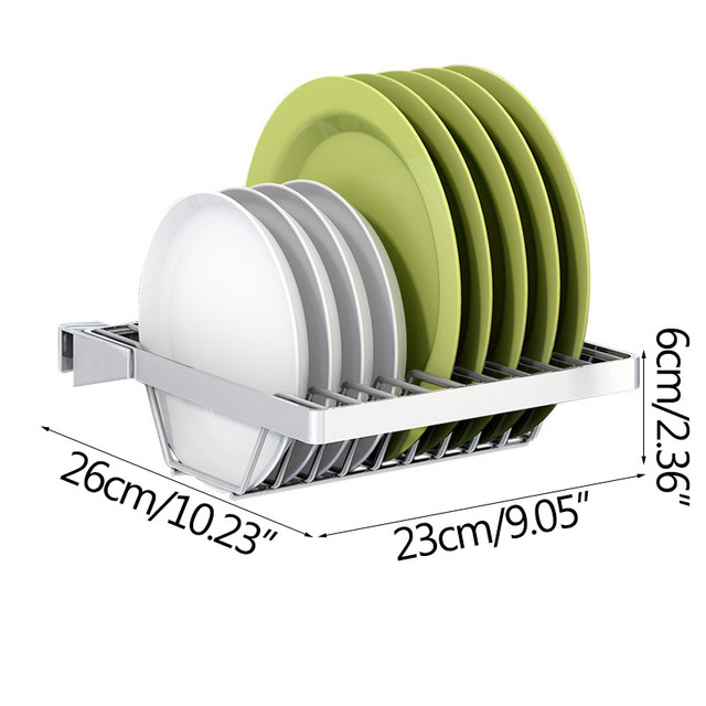 DIY Drain Basket Sink Organizer Stainless Steel Dish Rack Fruit Baskets Dish Drying Rack Organization Shelf Kitchen Accessories: Dish rack