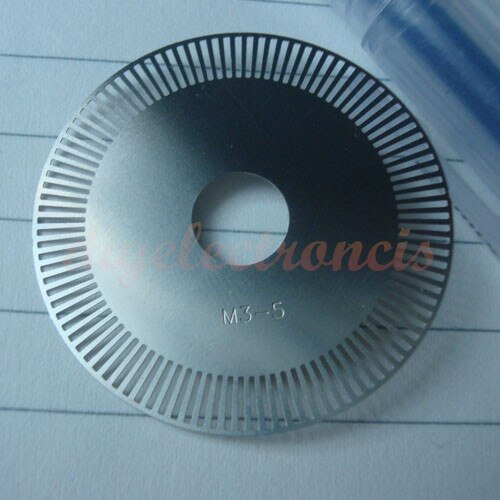 100 Wire Photoelectric Encoder Inverter Meter Wheel M3-5 Robot Speed Measuring Disc Photoelectric Speed Sensor RC Accessories