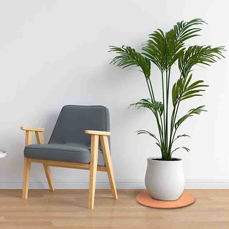 4Pcs 12 Inch Cork Coaster, Round Cork Stopper And Plastic Flower Pot For Gardening, For DIY Craft Supplies