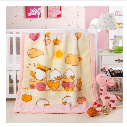 Tykkere dobbeltlags raschel barnetepper spedbarn swaddle bebe barnevogn wrap nyfødt baby sengetøy teppe hjemmetekstiler: No2