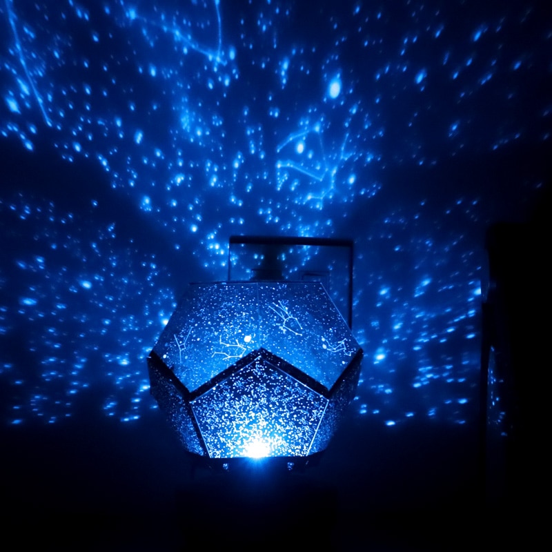 Galaxy Projector Lamp Thuis Planetarium Led Sterrenhemel Verlichting Tafel Decoratie Slaapkamer Batterij Aangedreven Constellatie Diy Usb