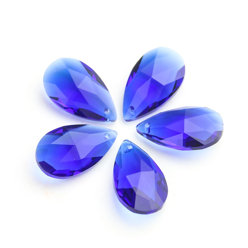 5Stck 28mm Waterdrop Kronleuchter Kristalle für Niedrige Decke Prismen Sonne Fänger Facettierte Glas Perle Vorhang Anhänger DIY Schmuck, der