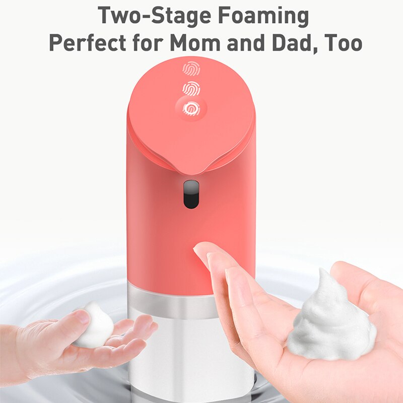 Leuke Automatische Hand Zeepdispenser Inductie Schuimende Zeepdispenser Zeepdispenser Hand Washer Voor Badkamer Keuken