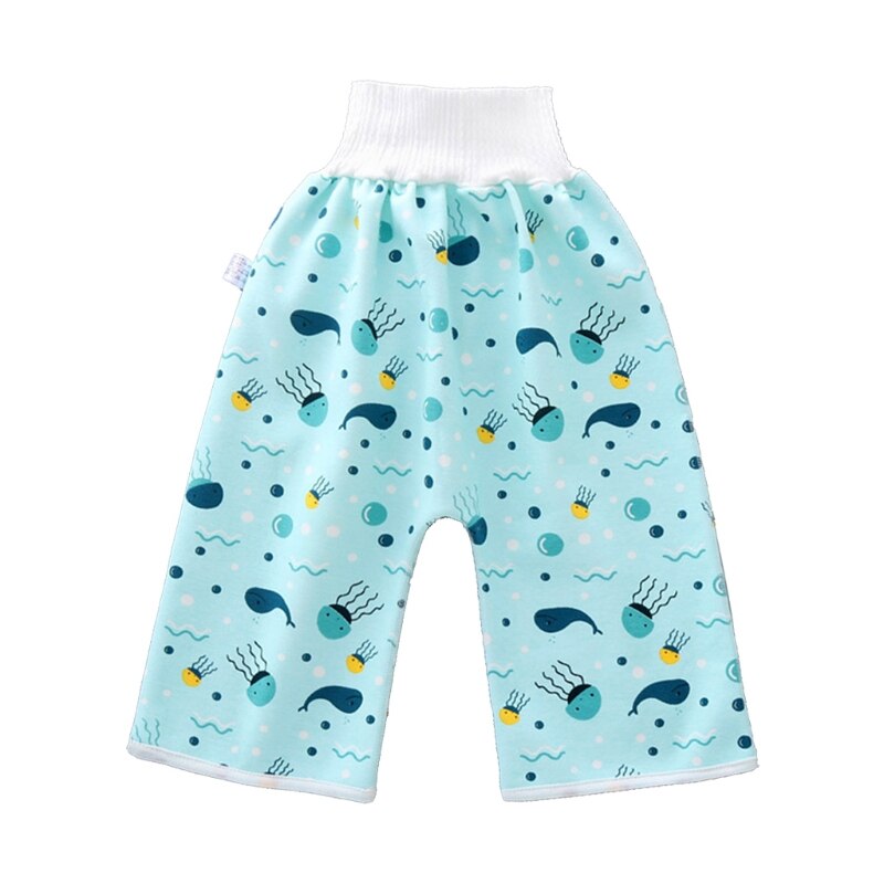 Comfy Kind Luier Rok Shorts 2 In 1 Anti Bedplassen Wasbare Katoenen Zindelijkheidstraining Luier Broek Waterdicht Bed kleden: 1