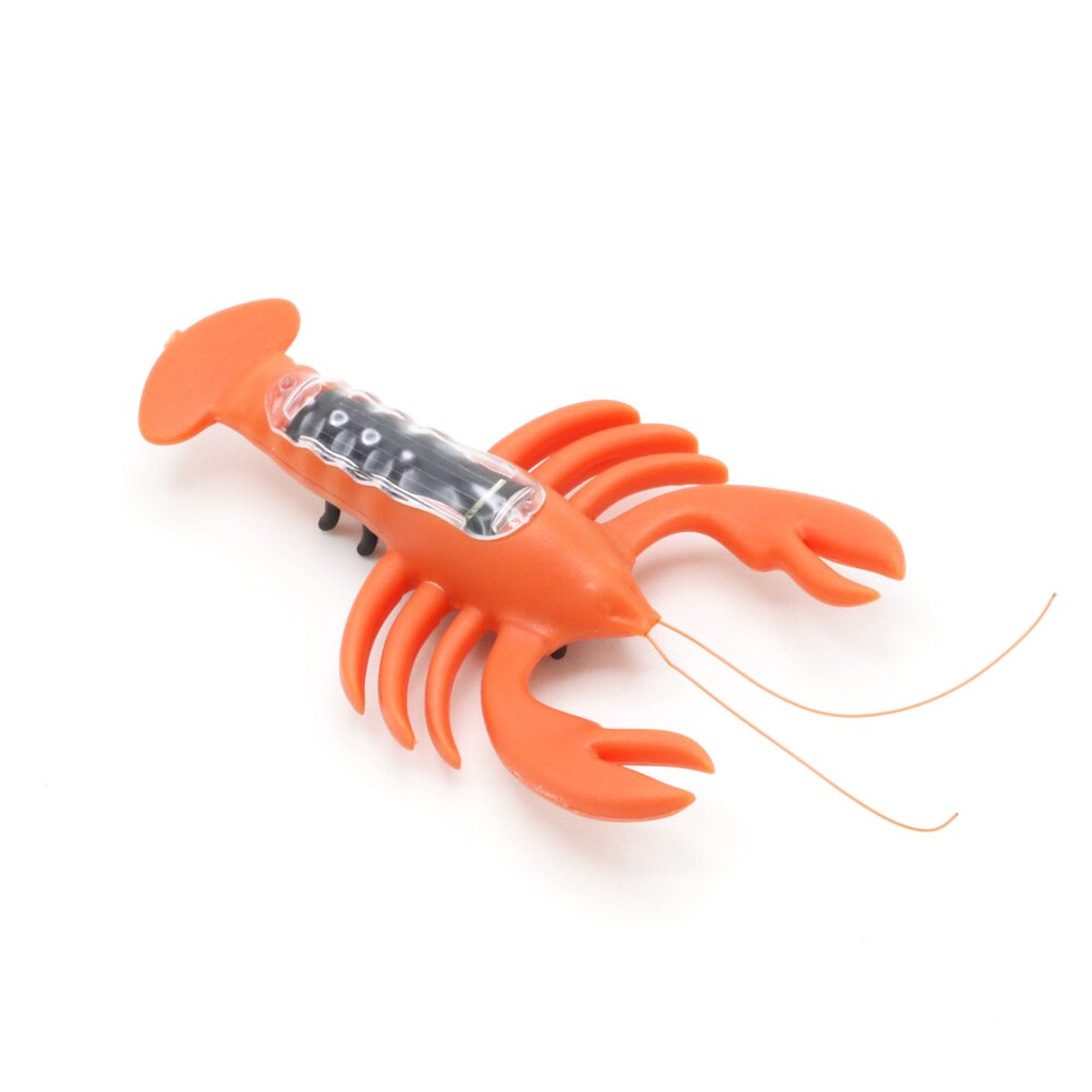 5pcs Moda Per Bambini Giocattoli di Plastica di Energia solare Formica Scarafaggio Ragno Tartaruga Granchio Farfalla Insetto Insegnamento Bambino Giocattolo Del Capretto Del Regalo: lobster