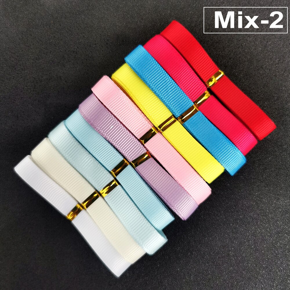 10mm grosgrain linten 10 meter effen gekleurde ribbellinten voor doe-het-zelf knutselwerkjes haarstrikken taartdecoratie bruiloft verjaardag feestdecoratie: Meng 2