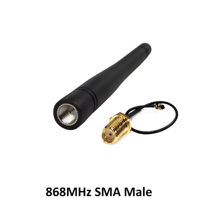 868 mhz 915 mhz antena 3dbi sma macho conector gsm 915 mhz 868 mhz antenas à prova dwaterproof água + 21cm RP-SMA/u. fl trança cabo