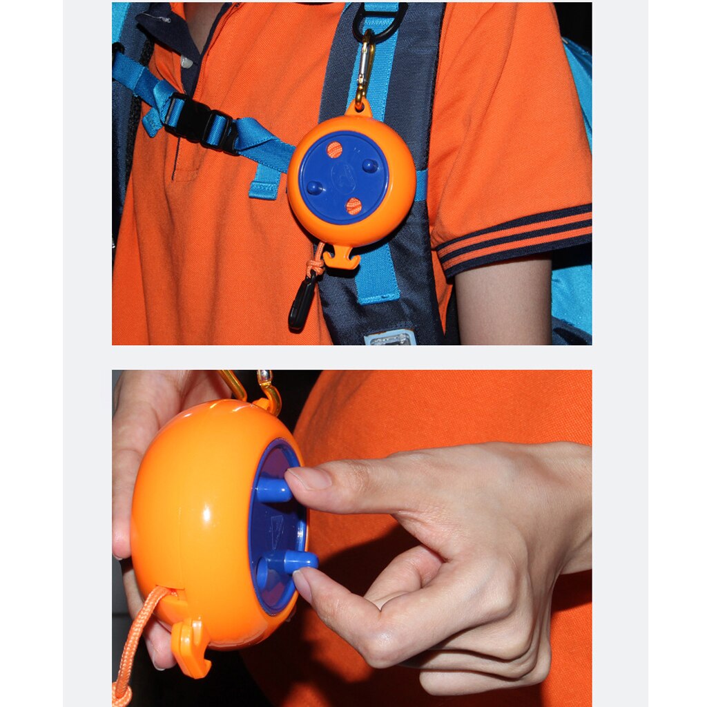 Windproof Clothesline Outdoor Retractable Rope Washing Line 8m Orange, Rotating Recycling , Convenient to Use