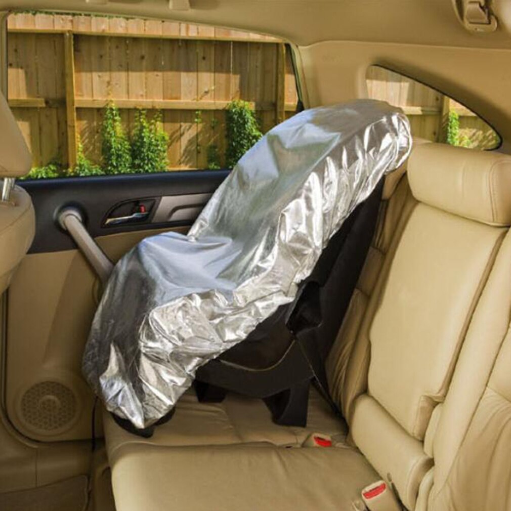 Auto Kinderzitje Zonnescherm Protector Kid Car Seat Zonnescherm Blok Ultraviolet Blokkeren Warmte-Isolerende Seat Stof Isolatie Cover