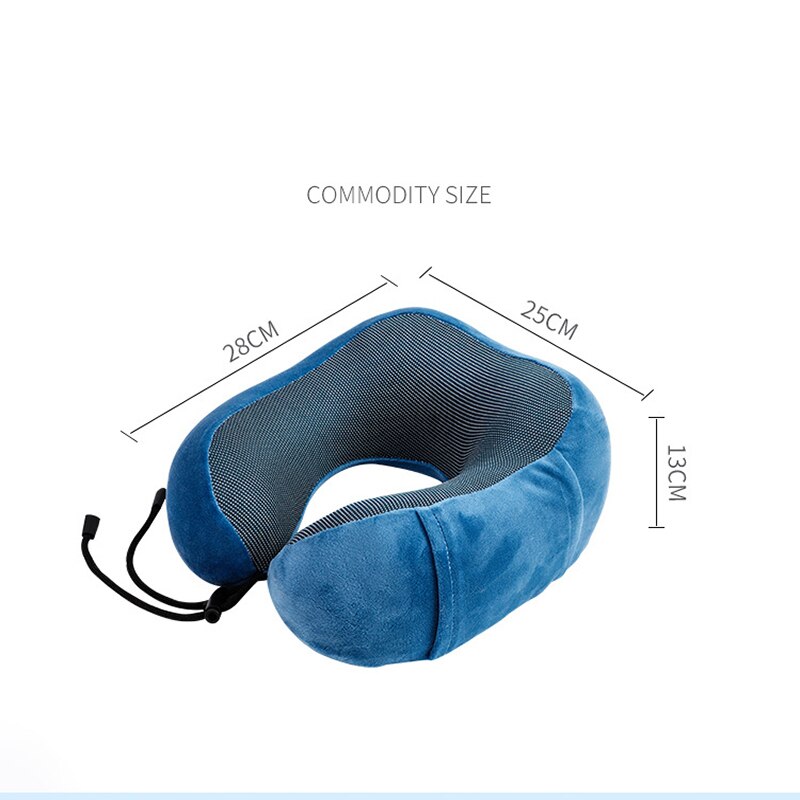 U-shaped Memory Schaum kopf Hals Kissen Weiche Langsam Rebound Raum Reise lagerung Flugzeug Flug kissen Gesundheits Kissen