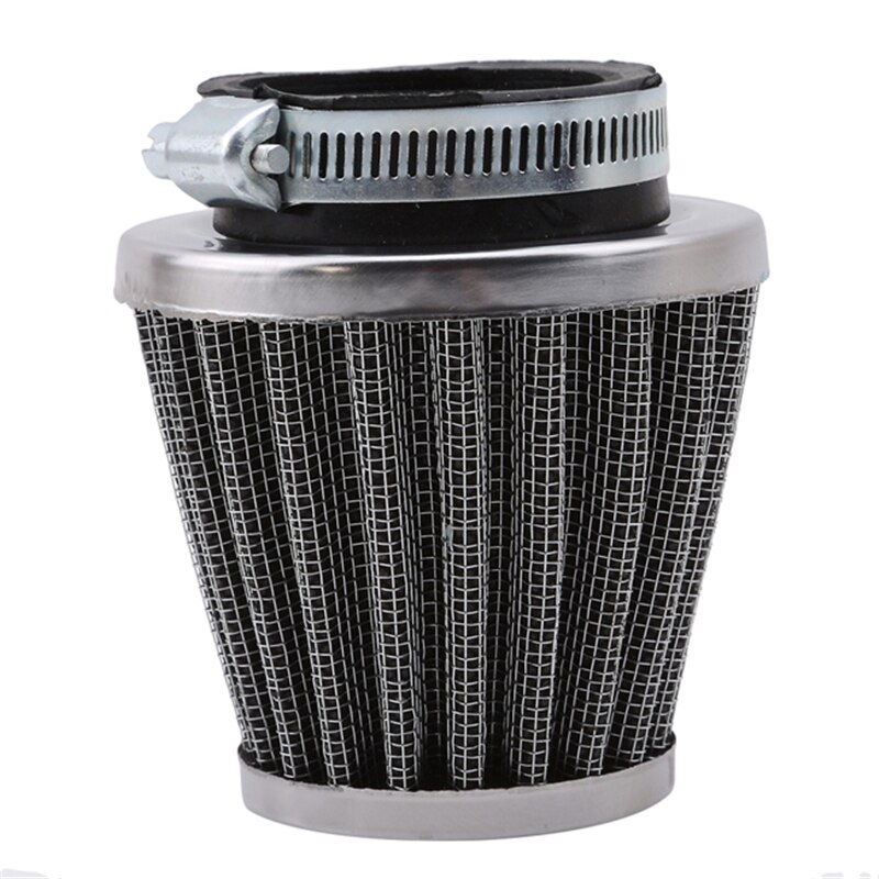 Motorsykkel luftfilter sopphodefiltre universell 35mm 44mm 50mm 54mm 60mm motorsykkel luftinntak filter renere svart: 44mm