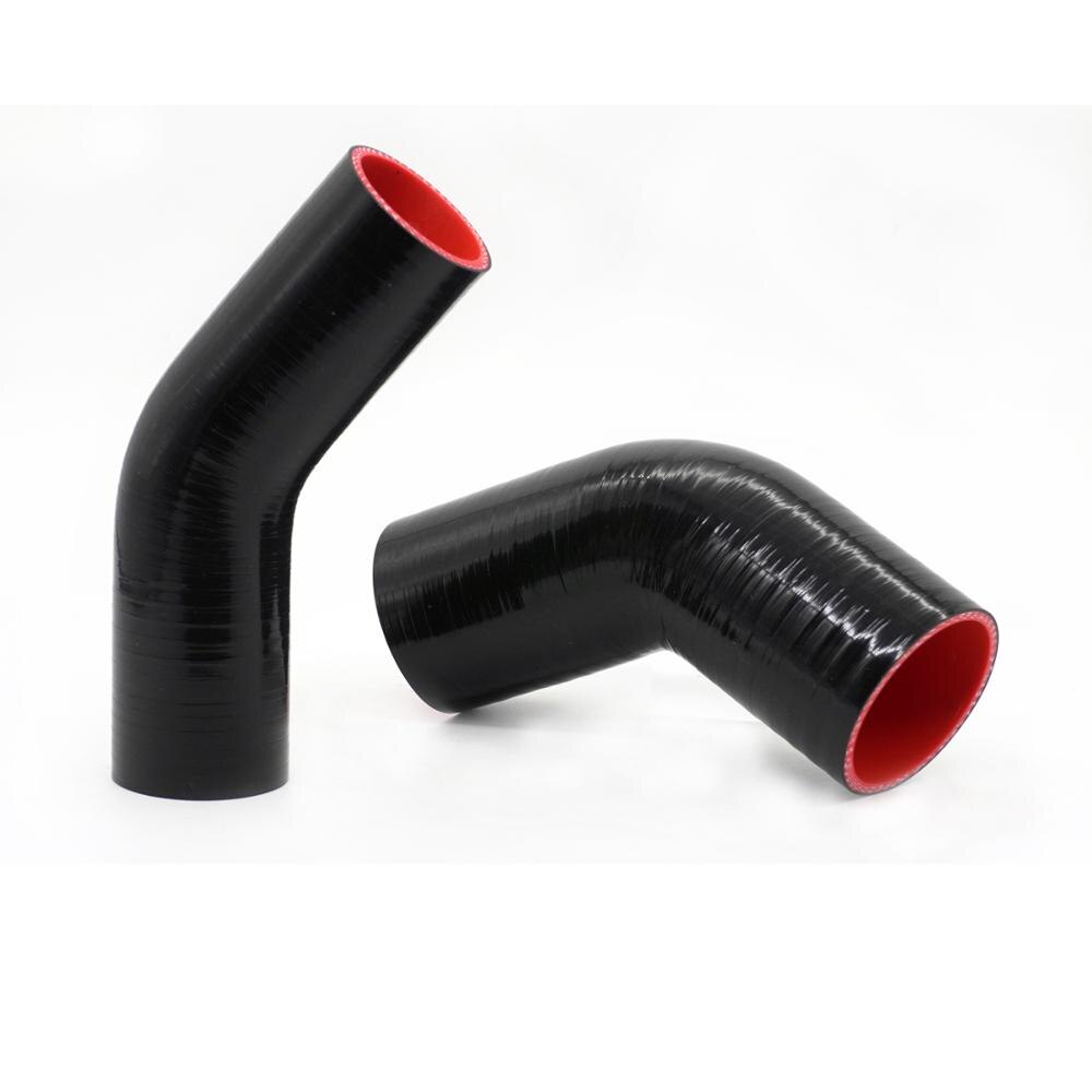 76mm Black Silicone Reducer Coupler Hose - Intercooler Pipe Joiner For Turbo Air Induction By ZAP