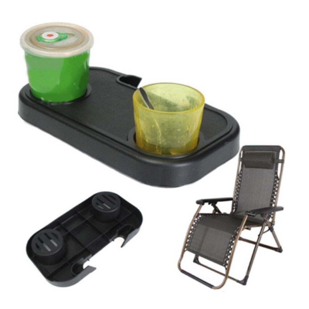 Draagbare Vouwen Stoel Side Tray Casual Voor Drinken Camping Picknick Outdoor Strand Tuin ZJ55