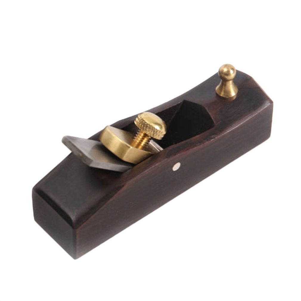 Mini herramienta de madera de ébano para carpintería, plano de ángulo duradero, Luthier, violín, carpintero, novedad de