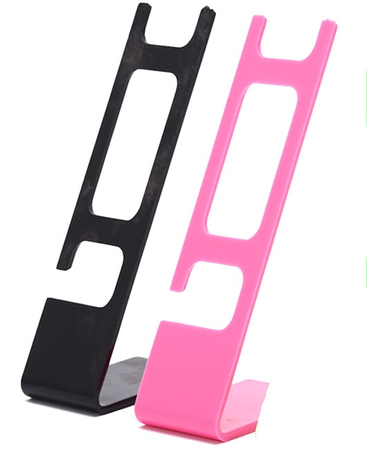 Plast stativ rack generelt udstillingshylde bærbar ur opbevaringsboks sag smykker display stativ