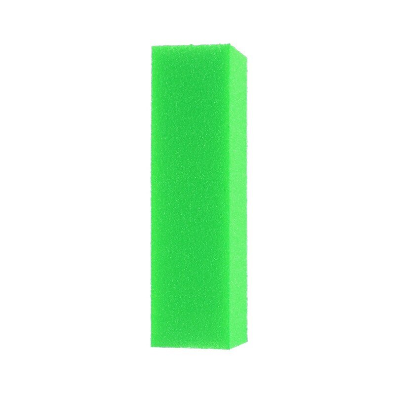 6 st nagelbuffert block neon färg polering slipning buffert block filer manikyr nail art tips kvinnor hemgjord skönhet manikyr verktyg: Grön