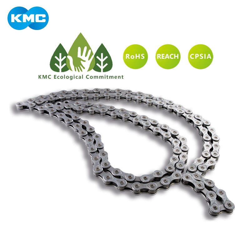 KMC X8 EPT Chain - 6, 7, 8-Speed, 116 Links, Gray main image 0