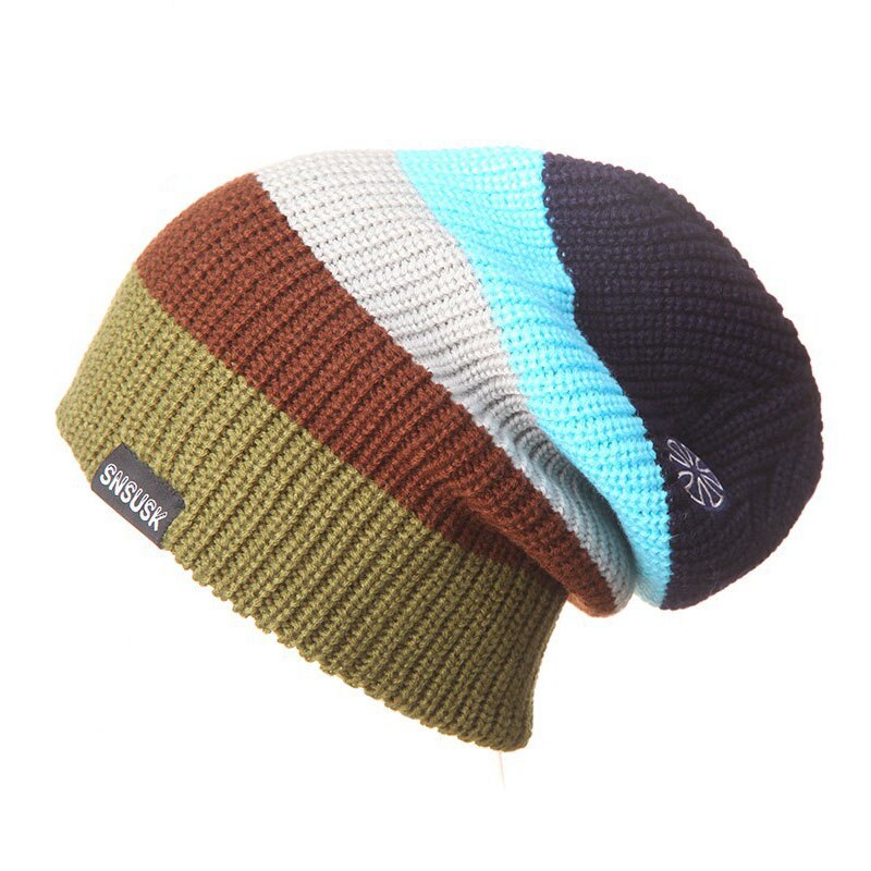 Sn.su.sk heren dames warme mutsen wintermutsen breien schaatsen schedelmutsen voor dames coltruien skimuts snowboardmuts: 06