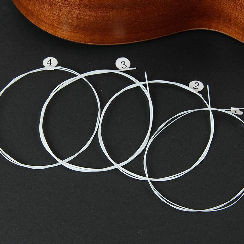 Juego de 5-1 cuerdas de ukelele de nailon Hawaii, cuatro cuerdas para guitarra 1.a-4a cuerdas, 4 unidades/juego, accesorios para instrumentos musicales de guitarra clásica