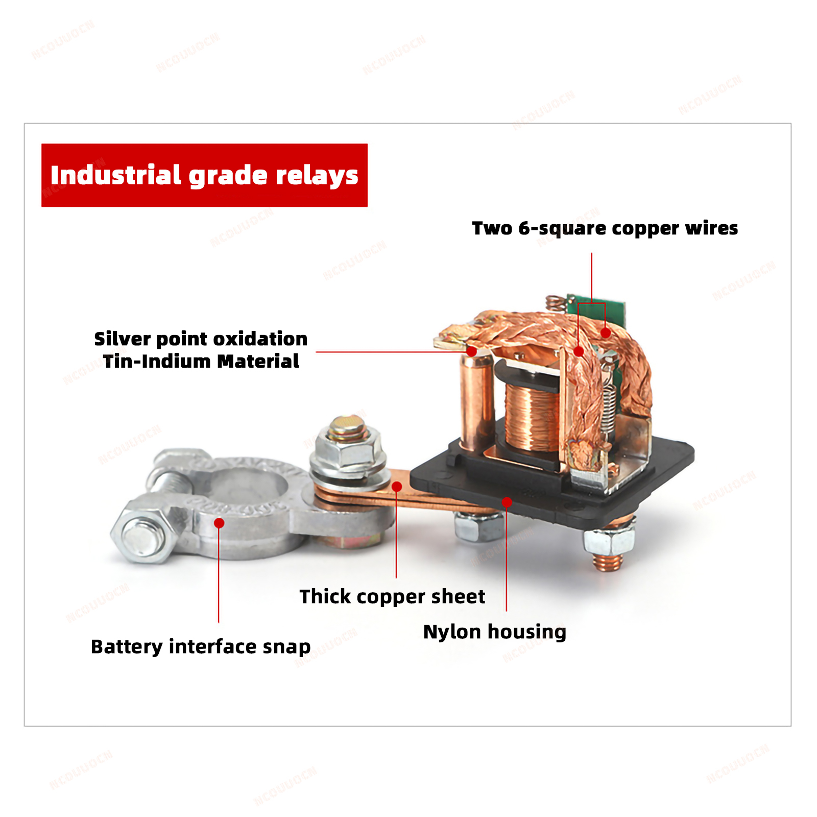 Relais de commutateur de commande à distance sans fil pour voiture, déconnexion de batterie de voiture, interrupteur d'isolateur de coupure 12V/24V 120A/200A