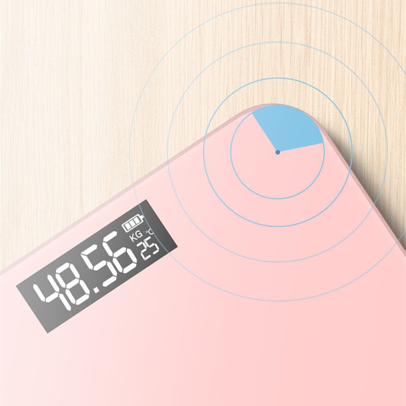 Electronic Scale Human Body Scale Health Weight Scales Household Bathroom Weighing Scale USB Charging Digital LED Display