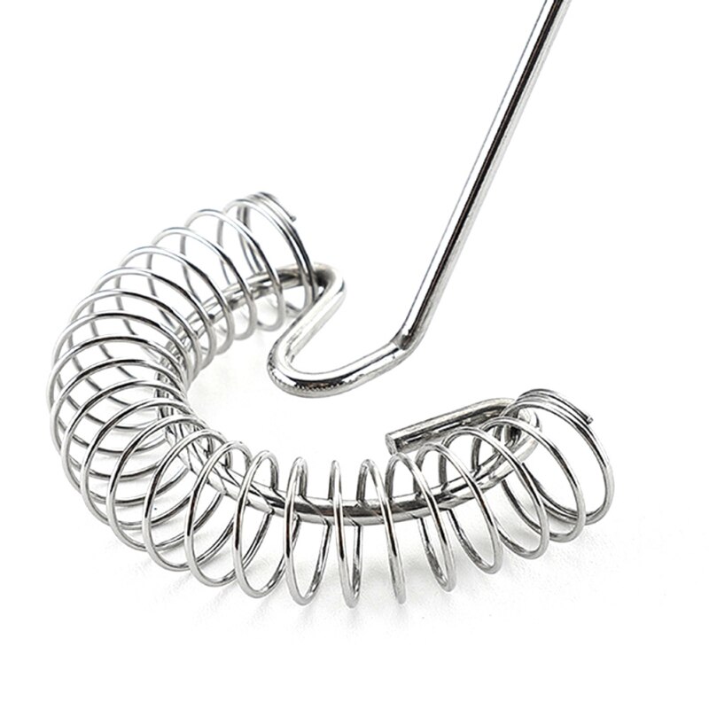 Manual Egg Beater Stainless Steel Spring Coil Coffee Milk Hand Whisk Mixer For Kitchen Unique Egg Tools