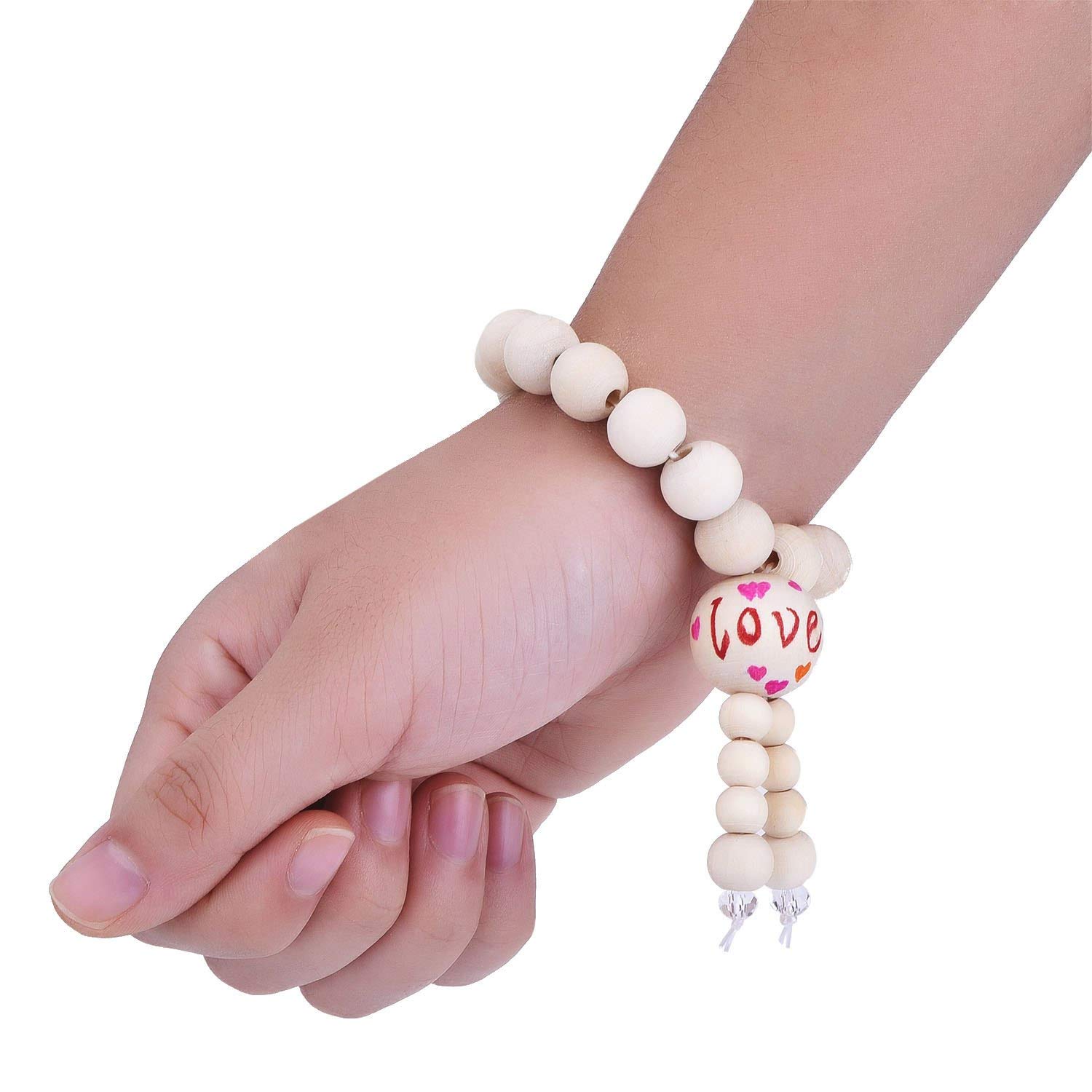 5 ~ 20mm nowe naturalnie drewniane koraliki drewniane okrągła kula drewno Spacer koraliki dla Craft DIY luźne drewniane koraliki na wyrób biżuterii bransoletka