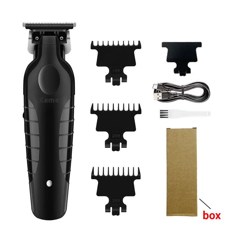 Kemei KM-2296 KM-2299 KM-1102 Kit de tondeuse à cheveux rasoir électrique pour hommes tondeuse à cheveux Machine de coupe de cheveux professionnelle: Rouge