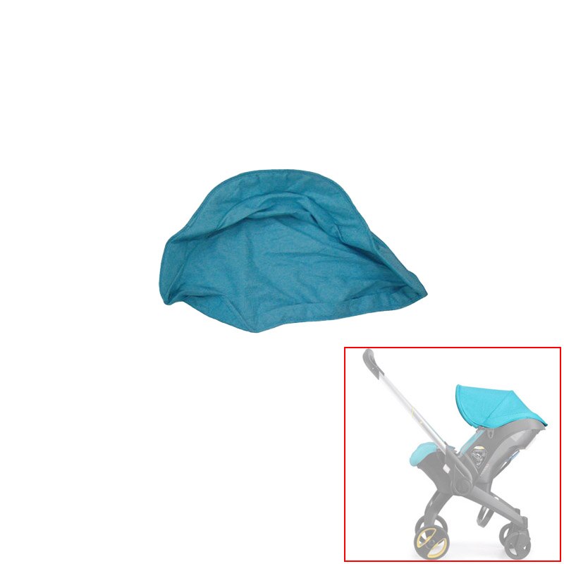 Doona baby sittdyna för 4 in 1 bilstol barnvagn kapell sovkorg sätesmatta kompatibel foofoo doona barnvagnstillbehör: Ljusblå solskydd