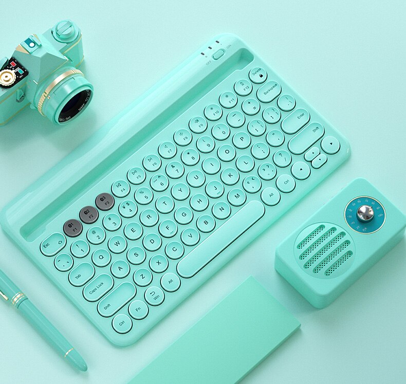 Bluetooth Wireless Silent Mini Gaming Set Keyboard Mouse Combo Magic Keyboard Mouse Kit For iPad Phone HP Huawei Laptop PC Gamer