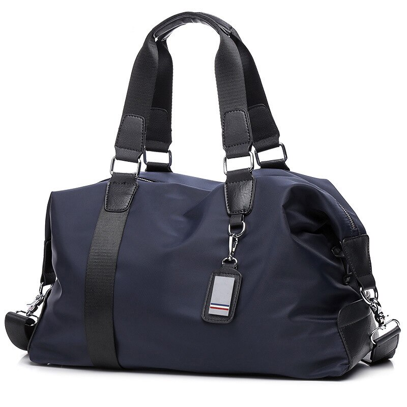 120918 men handbag male large tote bag man big capacity luggage bag: Blue