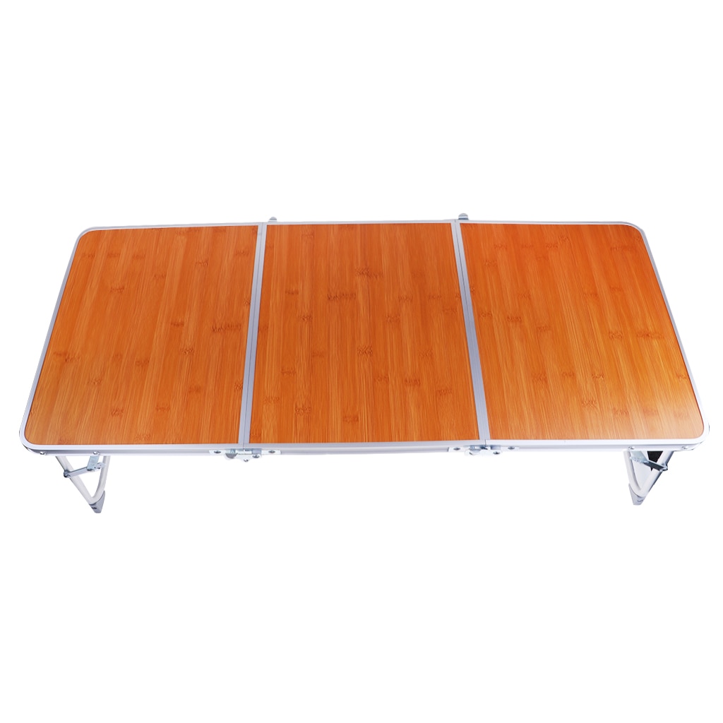 Foldable Aluminum Alloy Dining Table Lengthened Reinforced Computer Desk Outdoor Garden BBQ Picnic Folding Tables