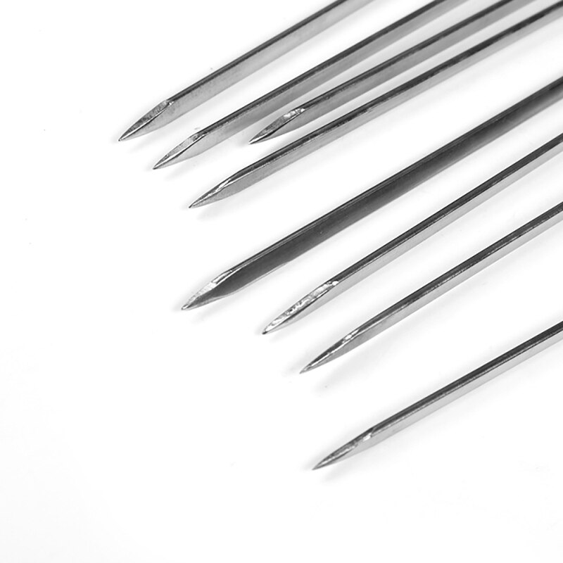 10 sztuk grill igła grill szaszłyki z grilla grill igła anty-uchwyt antypoślizgowy sprzęt robić grillowania znak mięsa warzyw kebab Shish przyrząd kuchenny