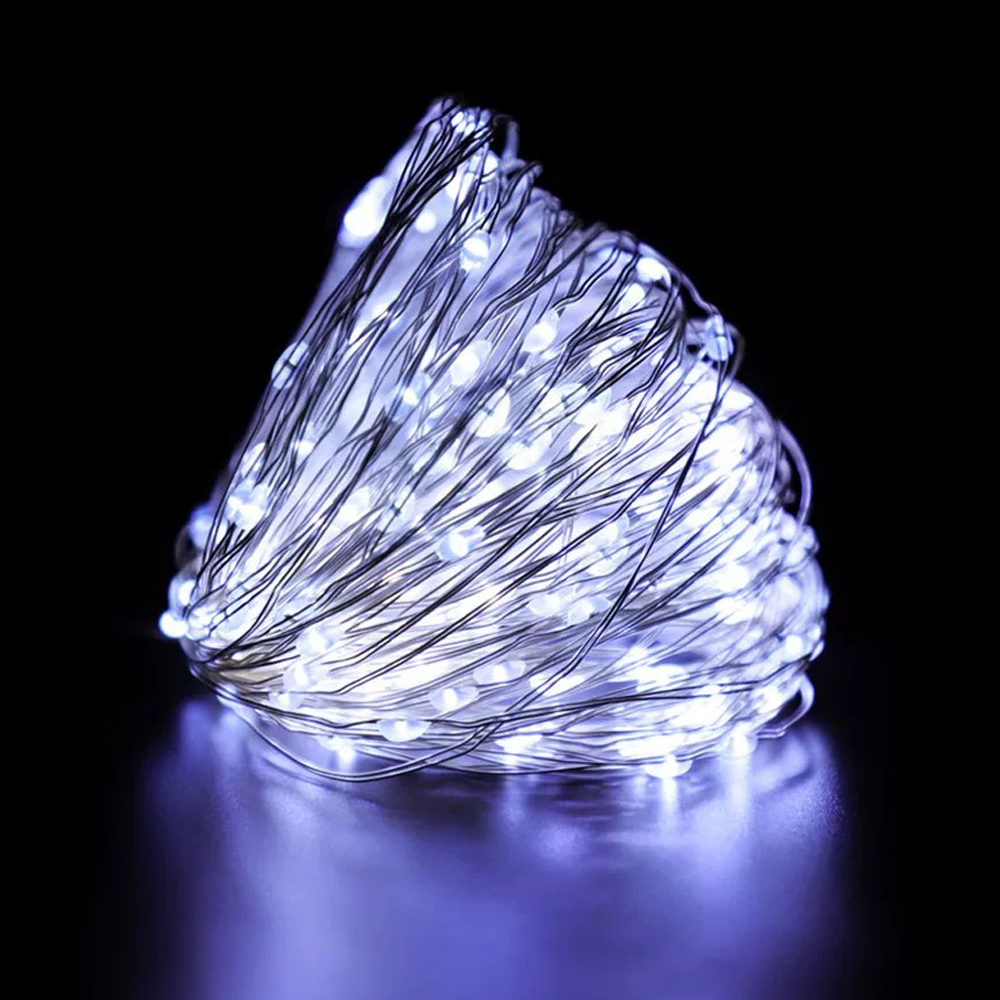 Guirlande lumineuse LED veilleuse éclairage de guirlande féerique 1M2M3M 5M lumière de décoration pour nouvel an lampe de fête d'anniversaire de mariage: changeant / N