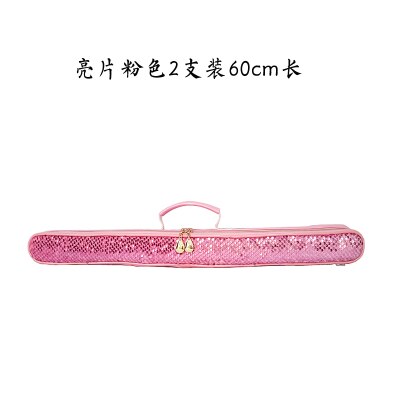 60cm for girl portable beautiful flute pink bag case soft gig padded cover box backpack shoulder: shine pink