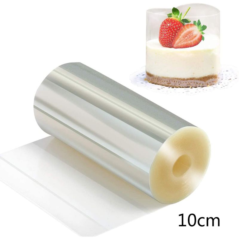 Cake Kragen 2.3X1968 In, Pet Materiaal Rolls, Clear Cake Strips, Transparante Taart Rollen, mousse Cake Acetaat Lakens: E