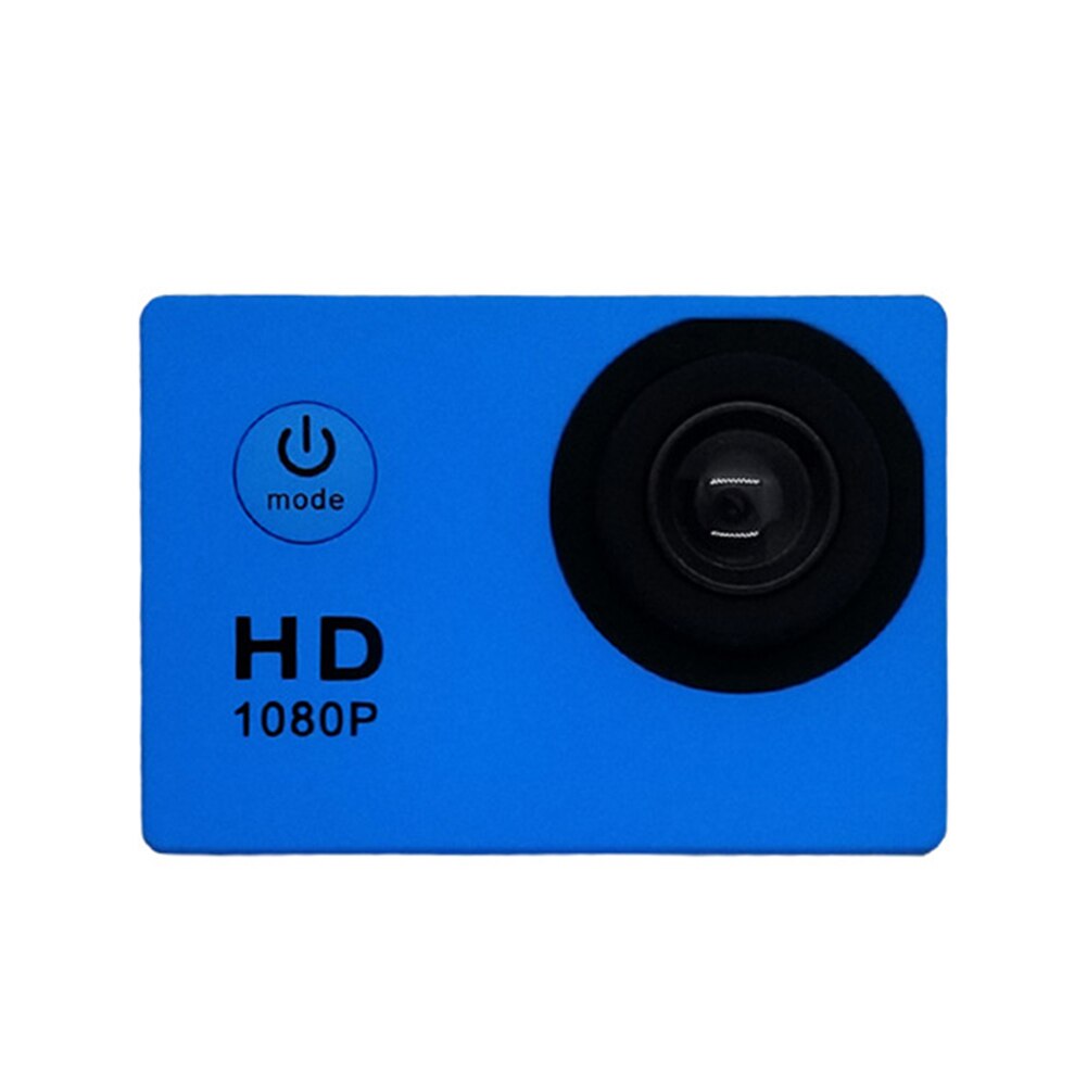 Full HD 1080P Camera Waterproof Sports Cam Wide Angle Lens DV Camcorder Rechargeable For Mini Underwater Cameras: blue