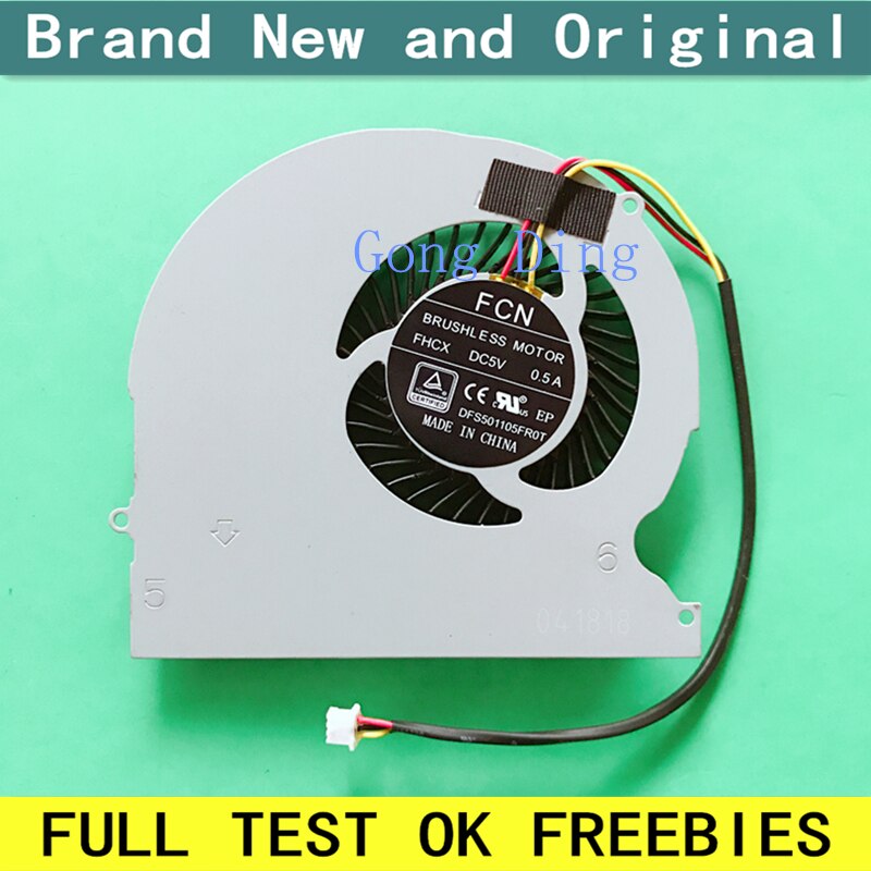 laptop CPU gpu cooling fan Cooler Notebook Fit for Hasee DFS501105FR0T FHCX DFS501105FROT FCN FJL0 FJLO FG5B Laptops