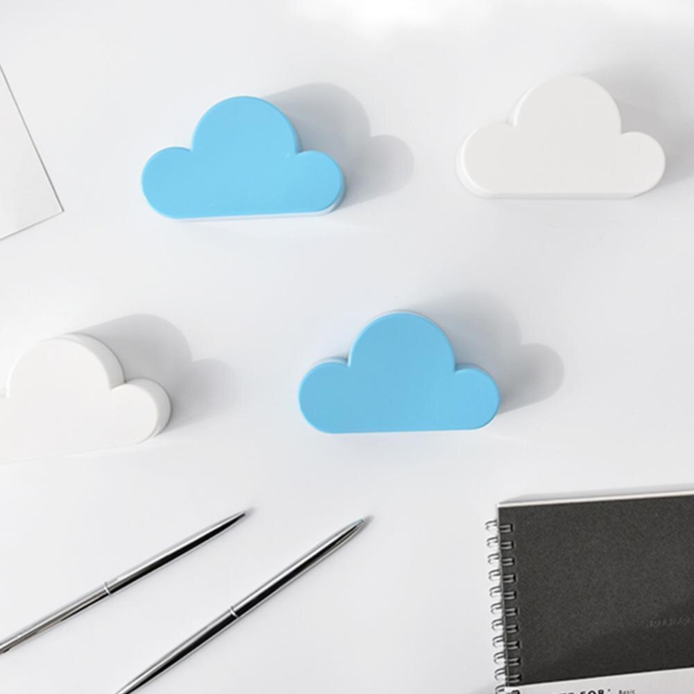 Cloud Sleutelhouder Cloud Vorm Magnetische Sleutel Muur Haken Veilig Toetsen Opslag Veilig Thuis Muur Gemonteerde Rack h9Y0