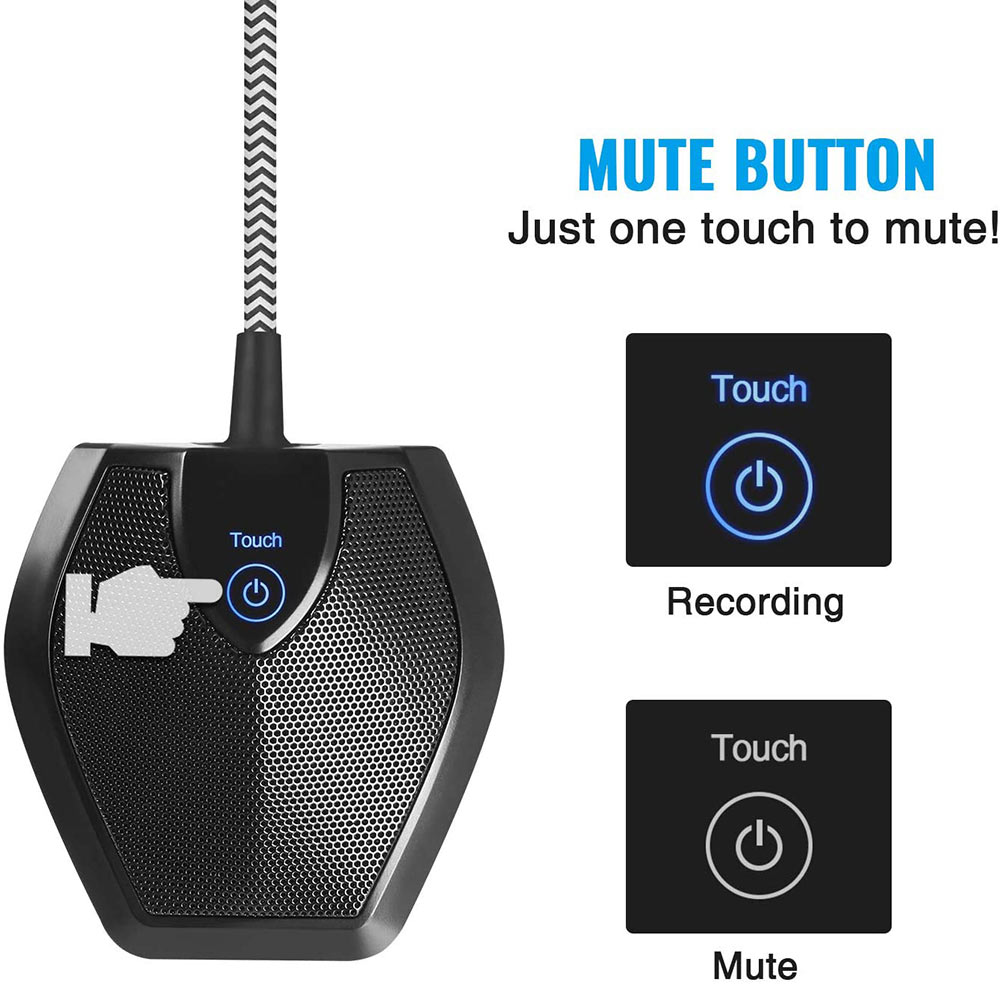 G11 Desktop Conference Microphone For Meeting Business Conference Computer Laptop Voice Direct Pickup Microphone