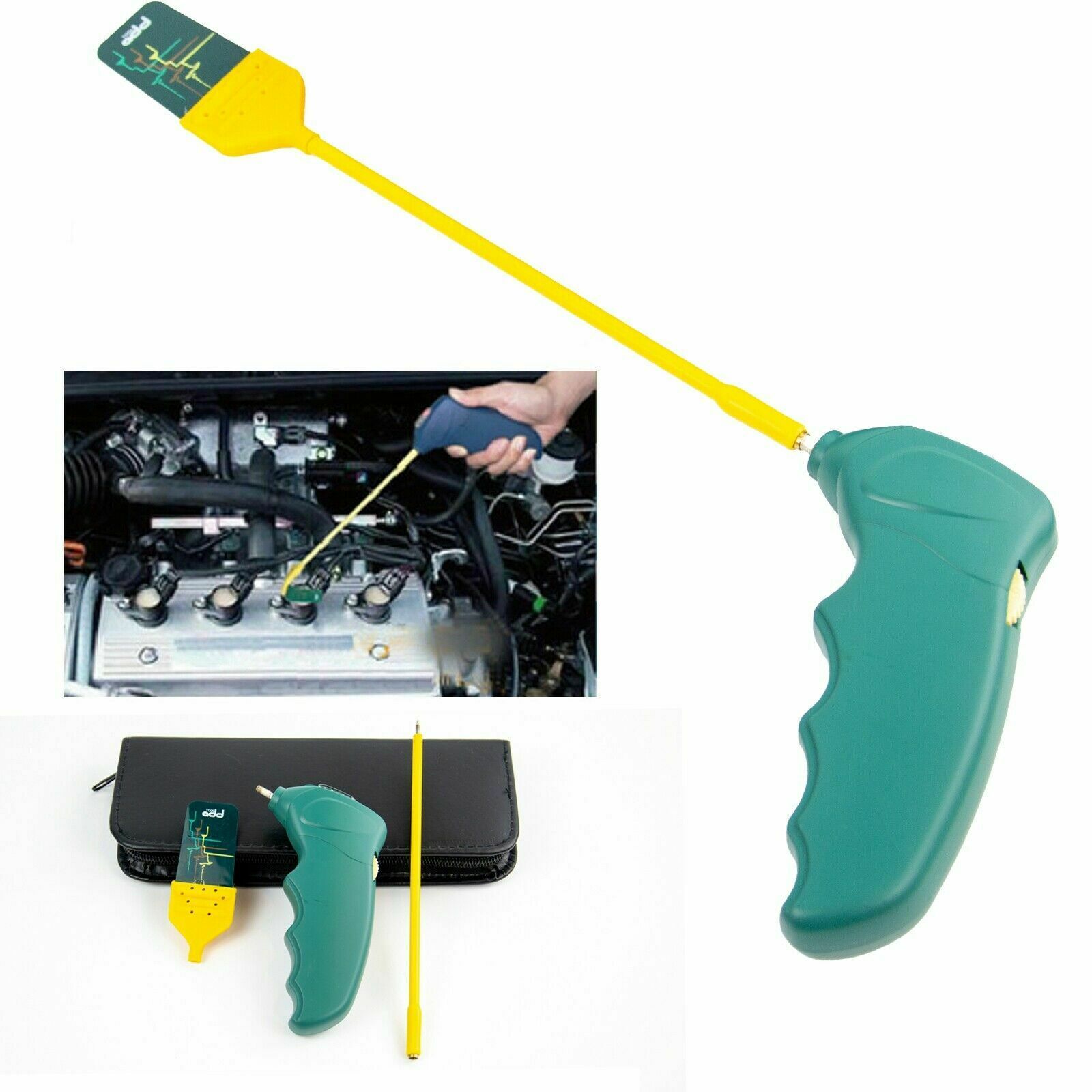 1 XHand‑held Coil On Plug Fast Ignition Tester Ignition Coil Tester LED Indicator Set Without Battery Car Accessory