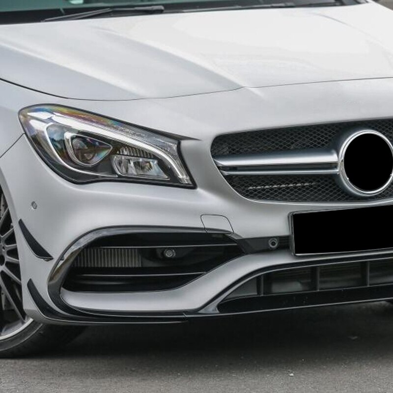 Auto Vorderen Stoßfänger Seite Nebel Licht Splitter Spoiler für Mercedes BENZ CLA Klasse W117 C117 CLA45 CLA200 CLA220 AMG