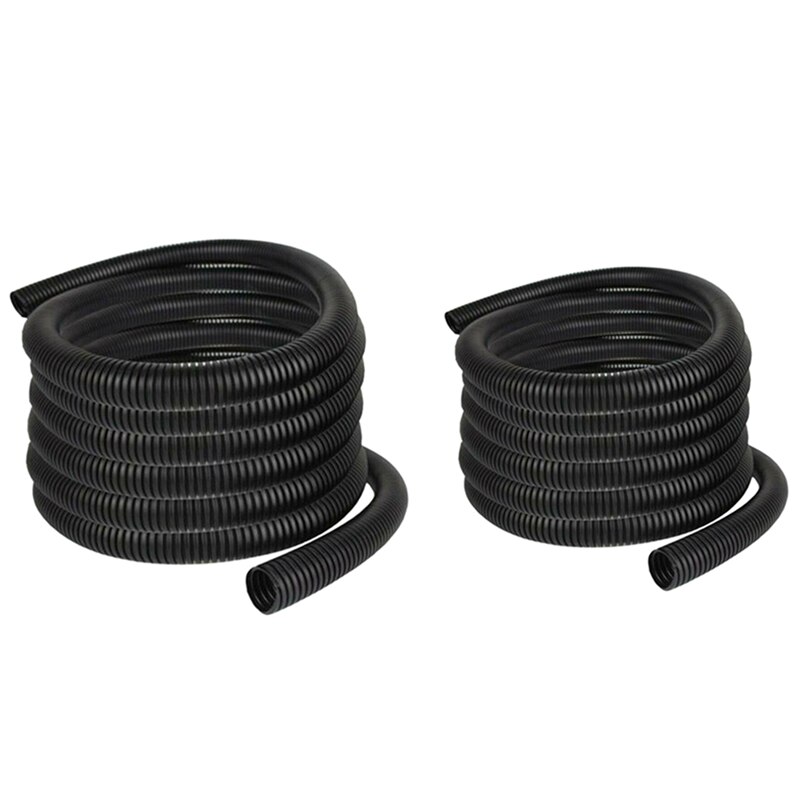 Tube de protection en fil à tisser fendu de 2x30M, couvercle de tuyau, câble électrique de 1/4 et 3/8 pouces