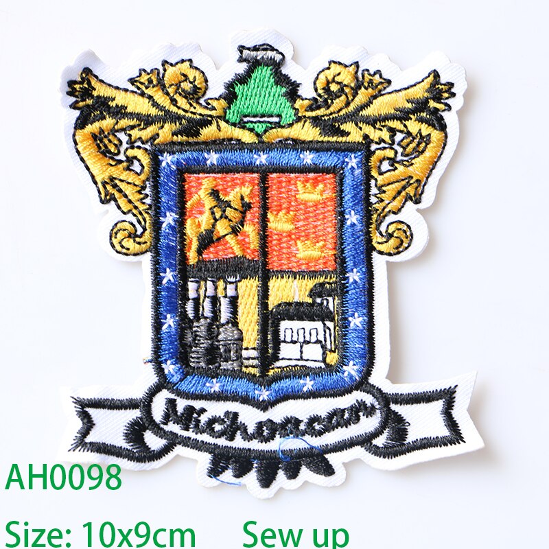 Medaille-icoon van het amerikaanse korps mariniers geborduurd met strijkpatches voor kleding, doe-het-zelf strepen, kledingpatchwork, stickers, aangepaste badges: Ah0098