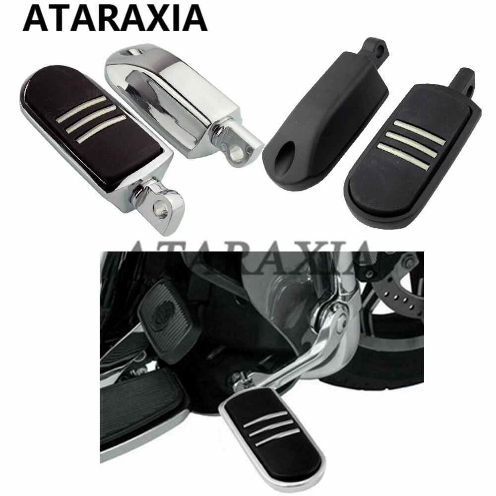 StreamLiner Styled Footpeg Foot pegs For Harley Dyna Heritage Softail Fatboy FLST FLH Touring Electra Street Glide Road King